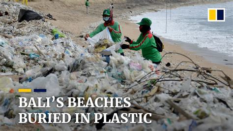 Balis Famous Beaches Buried In Plastic Garbage Pushed Ashore By Annual