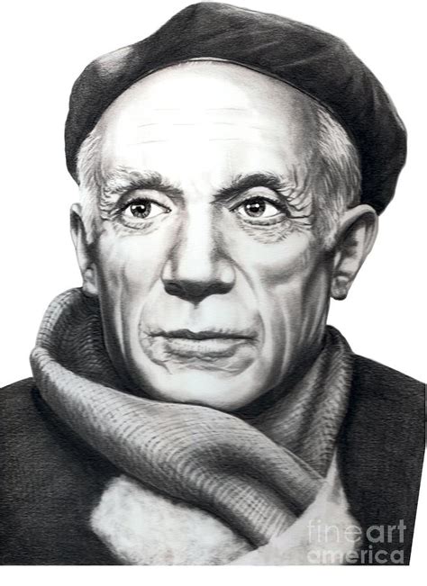 In the 1917 drawing further down, however, the artist at 35. Pablo Picasso Drawing by Murphy Elliott