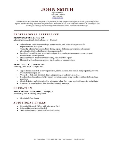 Below are some resume samples that we have created for previous clients. Expert Preferred Resume Templates | Resume Genius