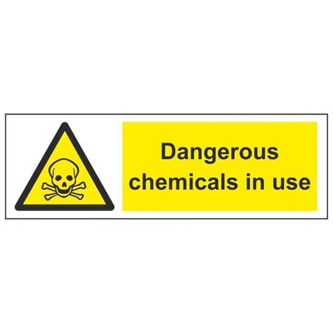Dangerous Chemicals In Use Linden Signs And Print