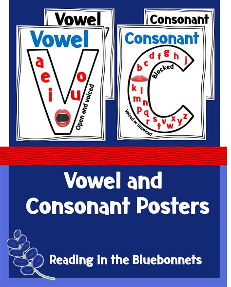 Help Your Students Remember What A Vowel And Consonant Are With These
