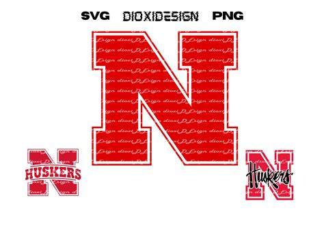 University Of Nebraska Svg Etsy