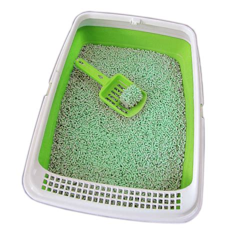 100 Biodegradable Tofu Cat Litter Green Tea Flavor Green Pet Care
