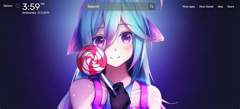 Anime Girl Hd Wallpapers Theme For Chrome New Tab Chrome