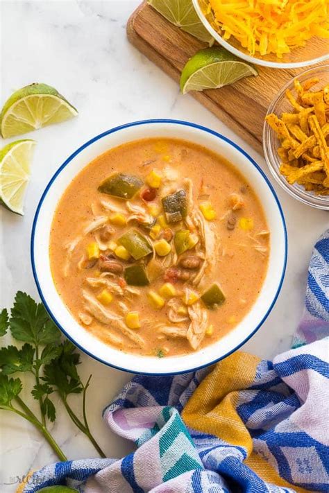 Crockpot Chicken Taco Soup Video The Recipe Rebel