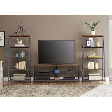 Mainstays Arris Tv Stand For 70 Flat Panel Tvs And 2 4 Shelf Tower