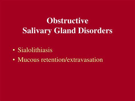 Ppt Salivary Glands And Disease Powerpoint Presentation Free Download