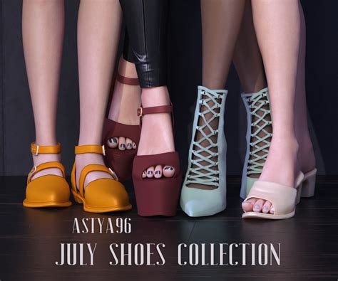Astya96 — July Shoes Collection Sims 4 Updates ♦ Sims 4 Finds