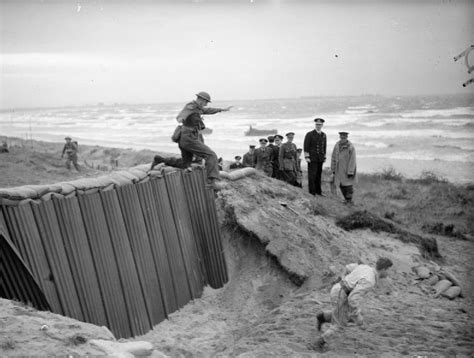Photo Louis Mountbatten Observing A Landing Exercise Dundonald Camp