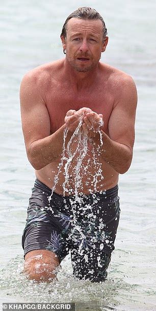 Shirtless Simon Baker Proves He Is Getting Better With Age As He