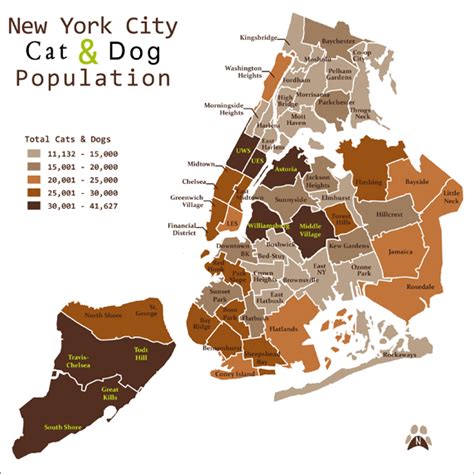 Maps of new york tend to be an very helpful piece of family history research, especially if you live faraway from where your ancestor was living. New York City's Pet Population | NYCEDC
