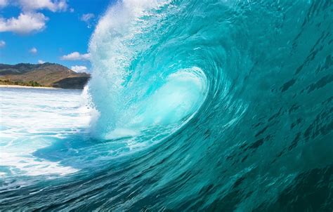 Обои море вода брызги океан волна Sea Ocean Blue Seascape Wave