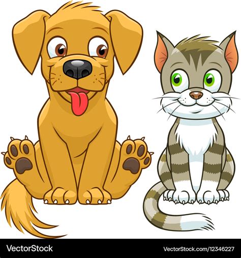 Cat And Dog Cartoon Wallpaper