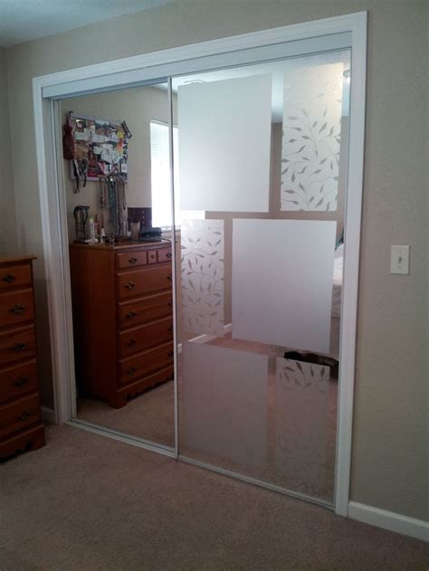 Covering Mirrored Glass Closet Doors Video And Photos