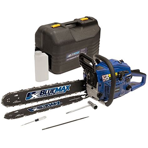 Blue Max 8902 14 Inch 45cc 2 Stroke Gas Powered Chain Saw With Free 20