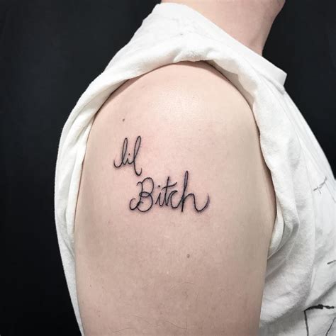 Speck Osterhout On Instagram “everyone Is Someones Lil Bitch Tatu Taptoe Tattoo Tatuaje