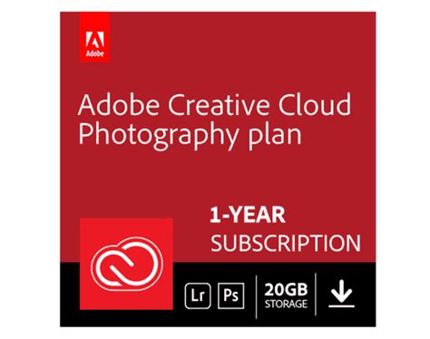 Adobe Creative Cloud Photography Plan Photoshop Lightroom