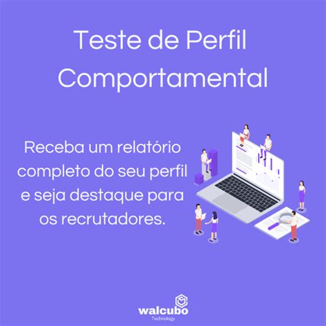 Teste De Perfil Comportamental Walcubo Tecnologia Hotmart