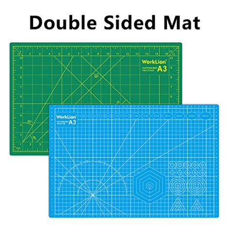 Worklion Self Healing Cutting Mat 12 X 18 Inch Double Sided 5 Layer
