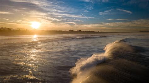 The Sunrise On The Coast Of California Pismo Beach Ca 3893x2190 Oc