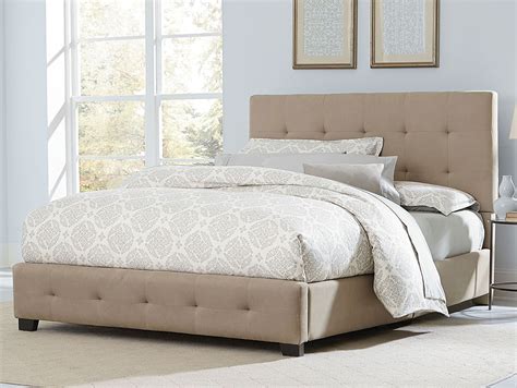 Madison Square Upholstered Bed Sand Standard Furniture Furniture Cart