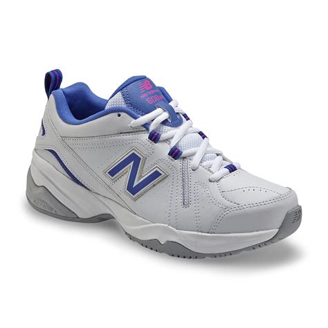 New Balance Womens 608 V4 White Athletic Shoe Wide Width
