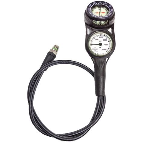 Highland By Xs Scuba Miflex Pressure Gaugecompass Combo Hl307