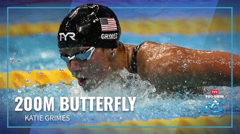 Katie Grimes Unbelievable Back Half In Womens 200m Butterfly 2023 Tyr Pro Swim Series