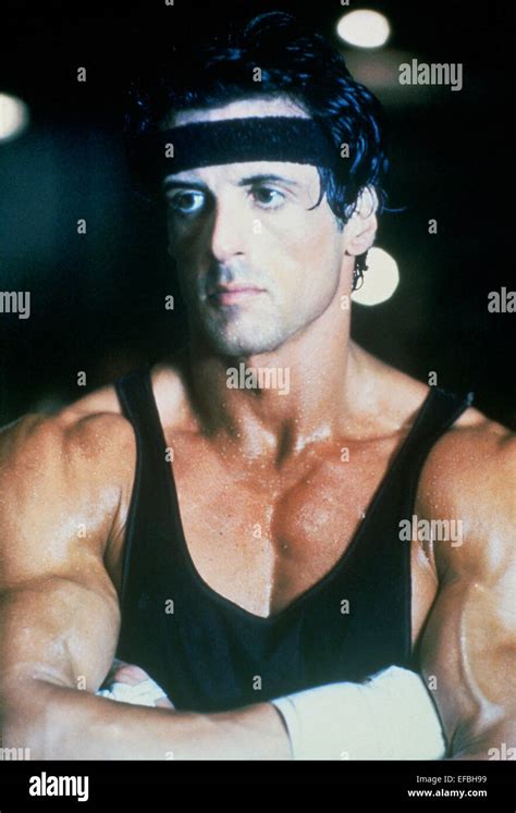 Sylvester Stallone Rocky Iii 1982 Stock Photo Royalty Free Image
