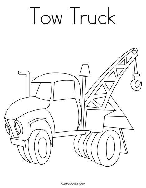 The truck usually recovers disabled vehicles that cannot work on a drivable surface. Tow Truck Coloring Page | Truck coloring pages, Monster ...