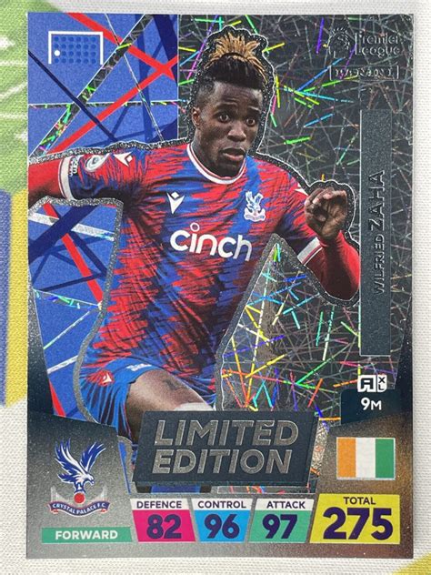Wilfred Zaha Crystal Palace Limited Edition Panini Premier League Adrenalyn Xl 2023 Card Solve