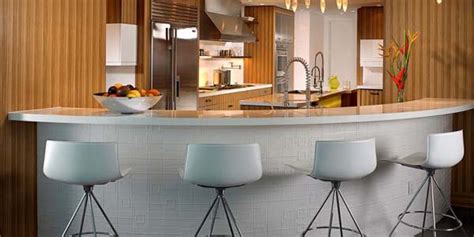17 Sleek Modern Home Bar Counter Designs