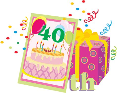 40th Birthday Clip Art Clip Art Library