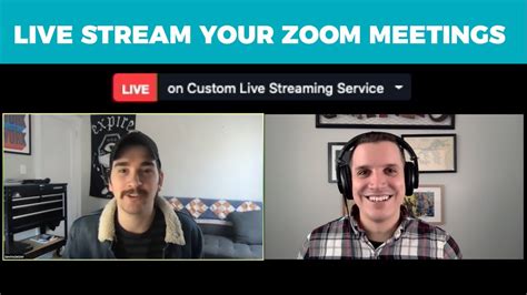 How To Live Stream Your Zoom Meetings Youtube