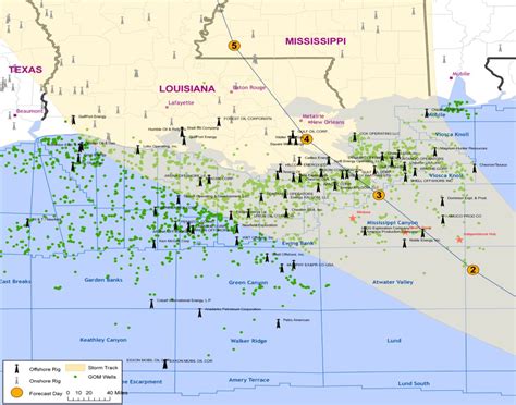 Map All Of The Oil And Gas Rigs In Hurricane Isaacs Path Business Insider