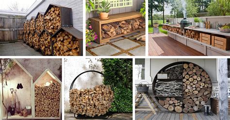 15 Creative Outdoor Firewood Rack And Storage Ideas You