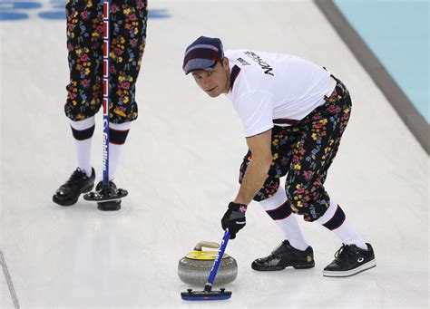 Norway S Curling Team Has Gold Medal Taste In Pants Curling Team Olympic Curling American