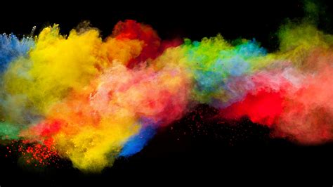 Download 2560x1440 Wallpaper Colorful Powder Explosion
