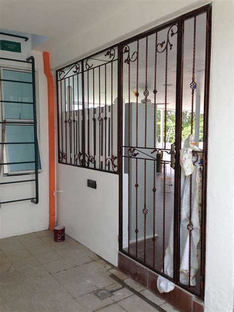 Wrought Iron Grille Top 1 Singapore Safety Window