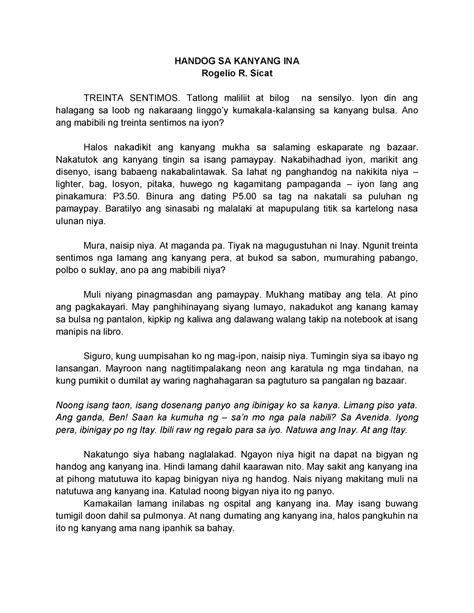 What Is Maikling Kwento In Filipino 10 Demaikling Research Paper Of