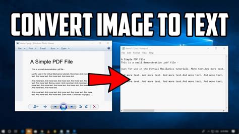 How To Convert Image To Text Youtube