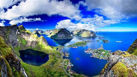 Lofoten Islands Amazing Panorama Norway Hd Desktop 4k Resolution