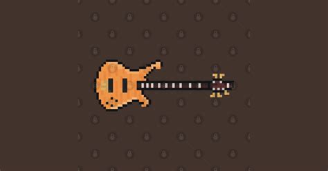 Pixel Custom Rivers Bass Guitar Music T Shirt Teepublic