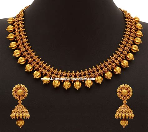 70gms Pure Gold Necklace #MalabarGoldJewellery #PureGoldJewellery