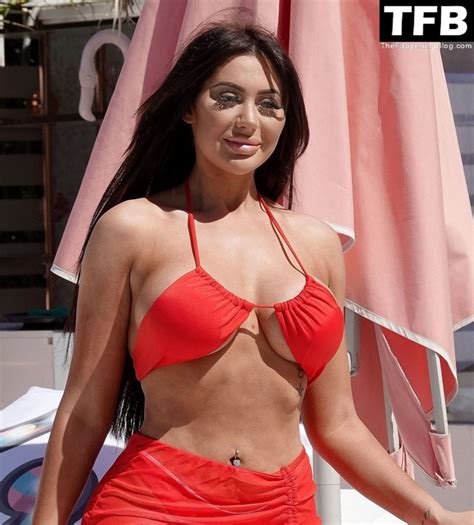 Chloe Ferry Shows Her Curves In A Red Bikini While On Holiday In Turkey