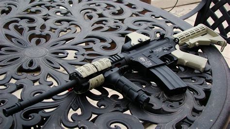 M4a1 Gun Closeup Hd Wallpaper