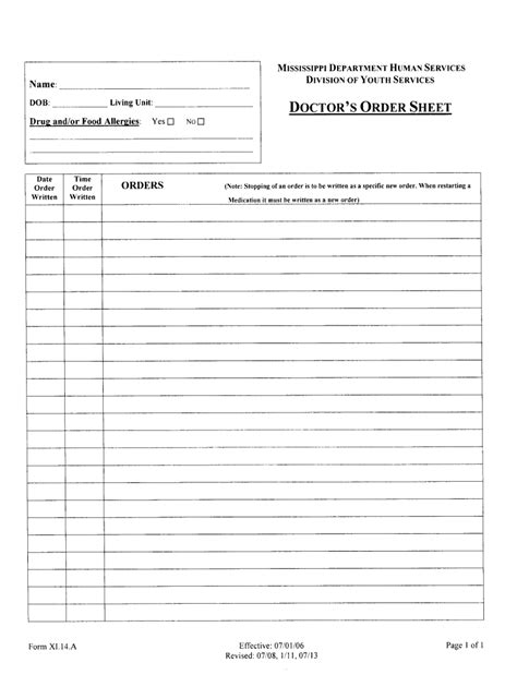 Doctor Order Form - Fill Online, Printable, Fillable, Blank | pdfFiller