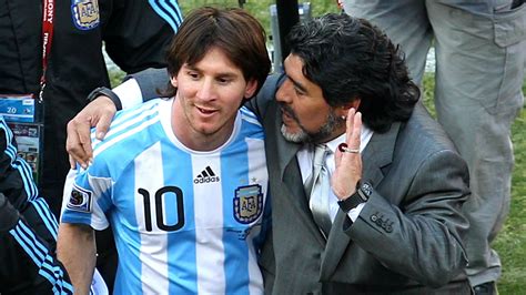 Maradona Its Useless Making A Leader Of Messi Fox