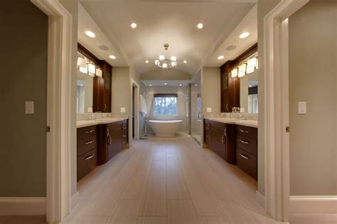 Contemporary Bath With Rutt Cabinetry By Csi Kitchen And Bath
