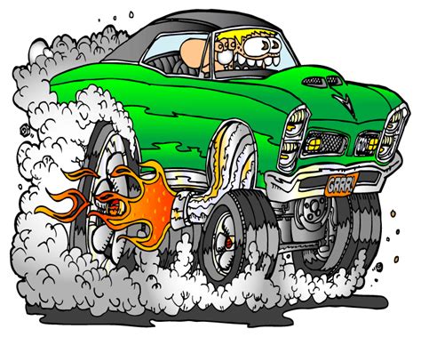 Hot Rod Cartoons Creekrat Cartoons Cool Cars Cartoon Car Drawing Art